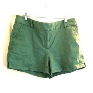 LOFT Army Green Shorts Size 12